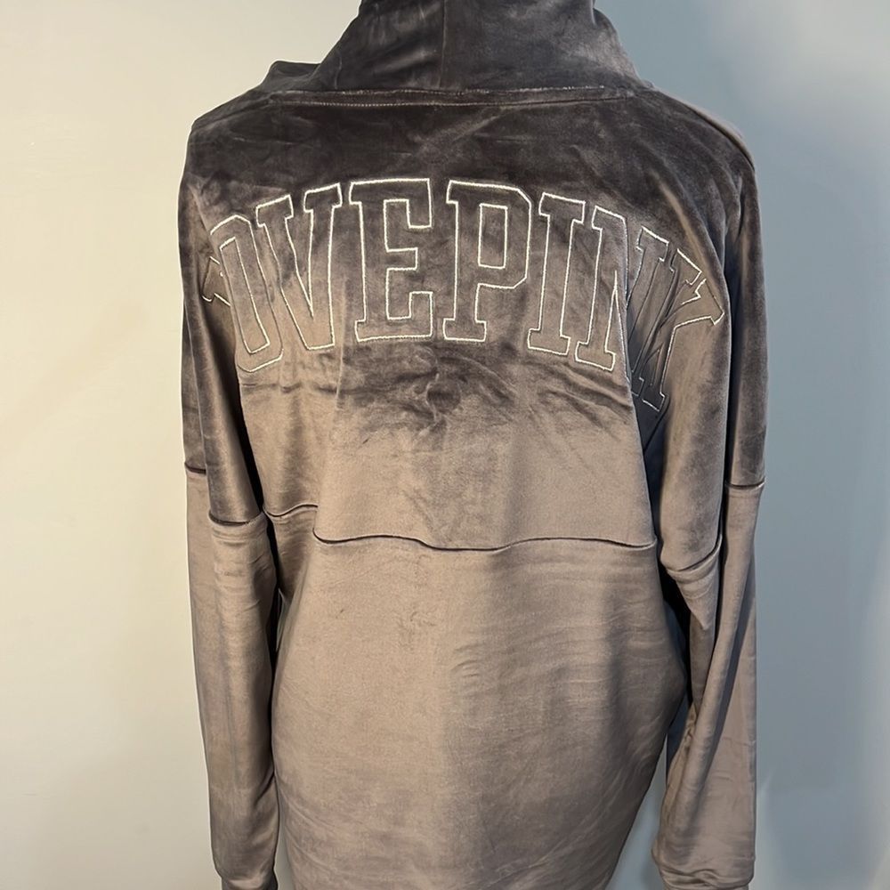 Victoria Secret PINK Velour Cowl Neck Sweater - Picture 5 of 5